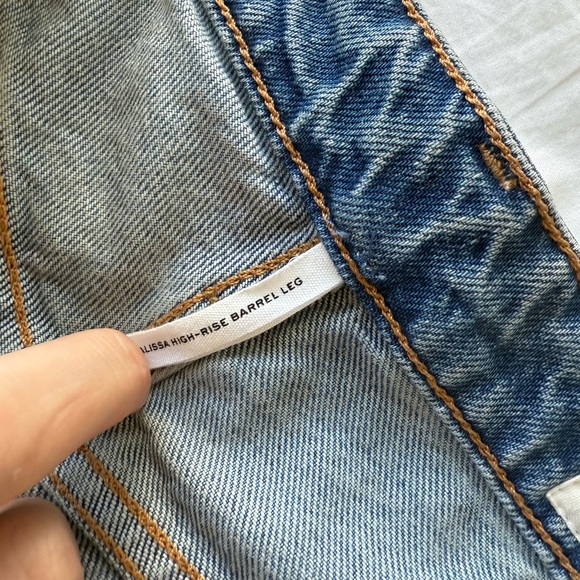 rag & bone Alissa Straight Jeans 28x29 - Picture 5 of 6